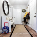 Natural seagrass fiber woven runner rug for hallway